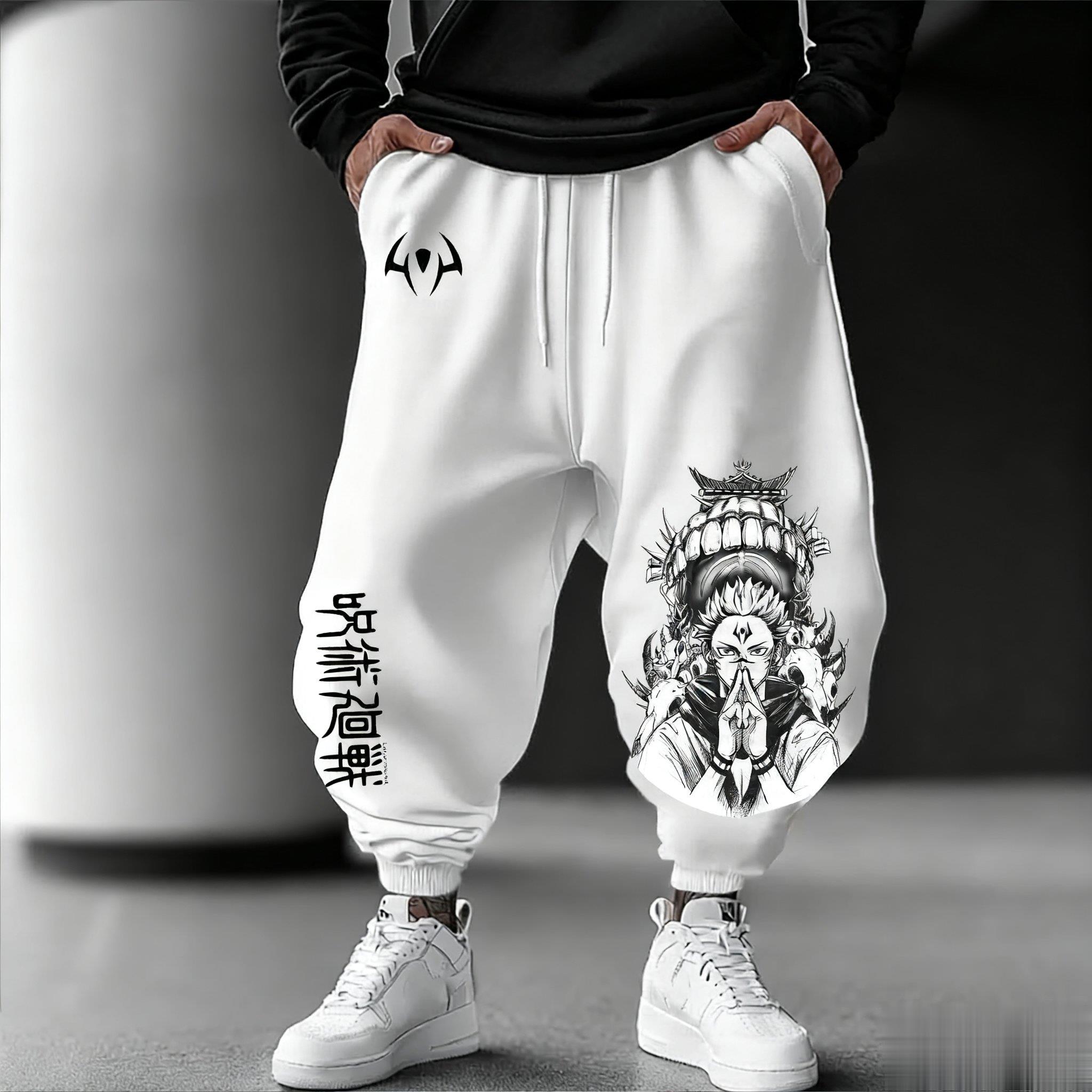Streetwear Brand Beanie - Jujutsu Kaisen Männer Jogging Hosen Lose