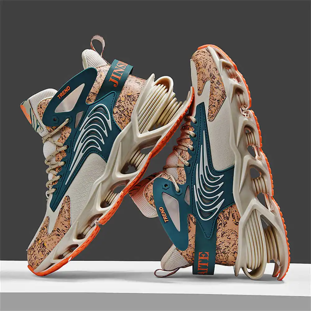 Streetwear Brand Collection - Rutschfeste Mid-Kind-Laufschuhe, lässige blaue Schuhe für