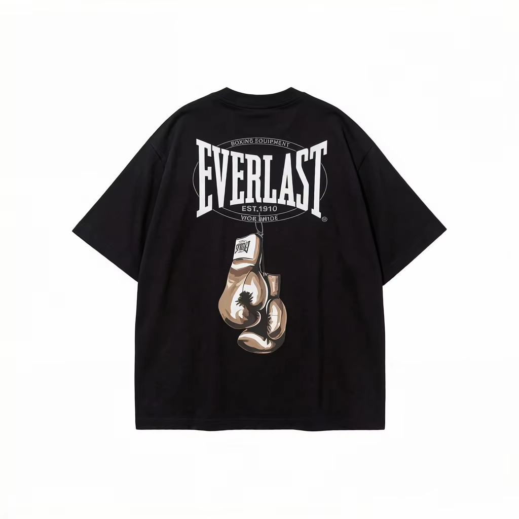 Streetwear Brand Shirts - Klassisches T-Shirt der weltweiten Boxausrüstungsmarke, Baumwoll-Grafik-T-Shirt
