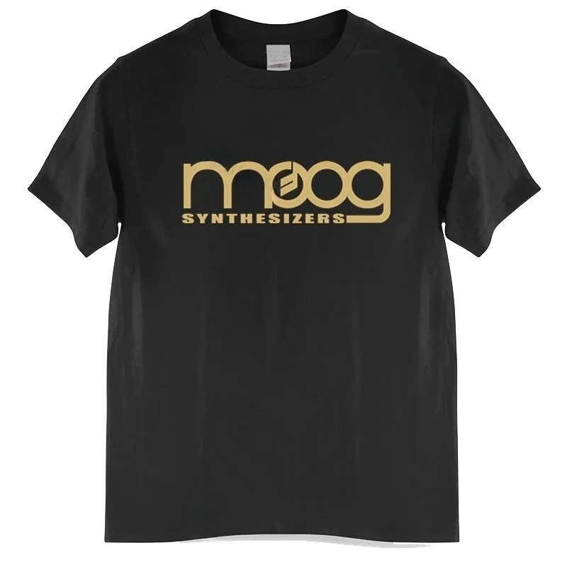 Streetwear Brand Shirts - Moog Synthesizer schwarz drucken T-Shirt Männer