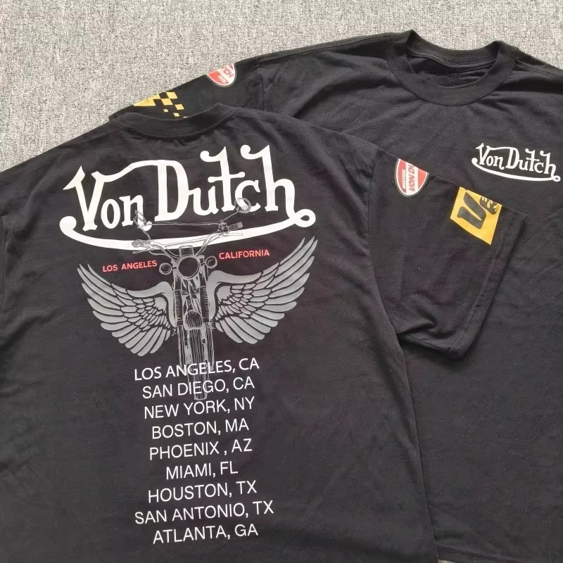 Streetwear Brand Shirts - City Motorcycle Culture Trend Brand T-Shirt