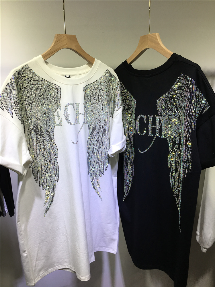 L-4XL übergroße Strass Engels  – Streetwear Brand Shirts Bewertung und Preis