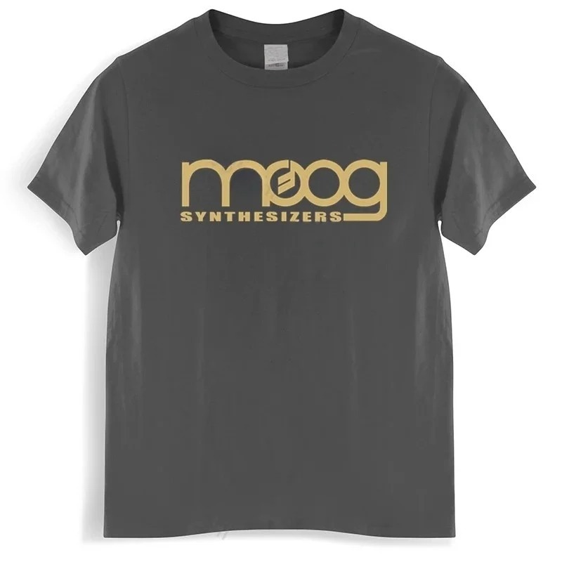 Moog Synthesizer schwarz druck – Streetwear Brand Shirts Bewertung und Preis